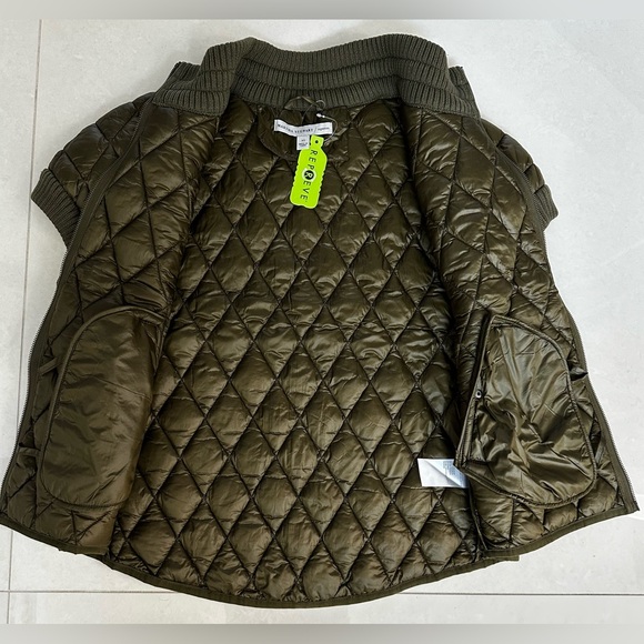 Martha Stewart Olive Green Quilted Vest - Picture 6 of 11